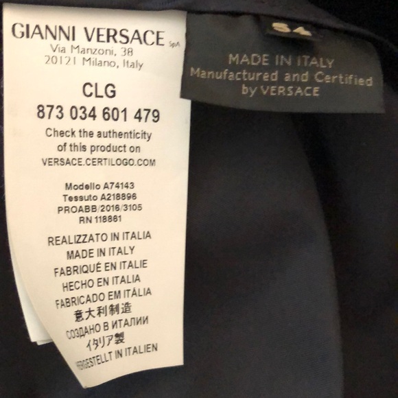 Versace trench coat authentic new - Picture 8 of 11